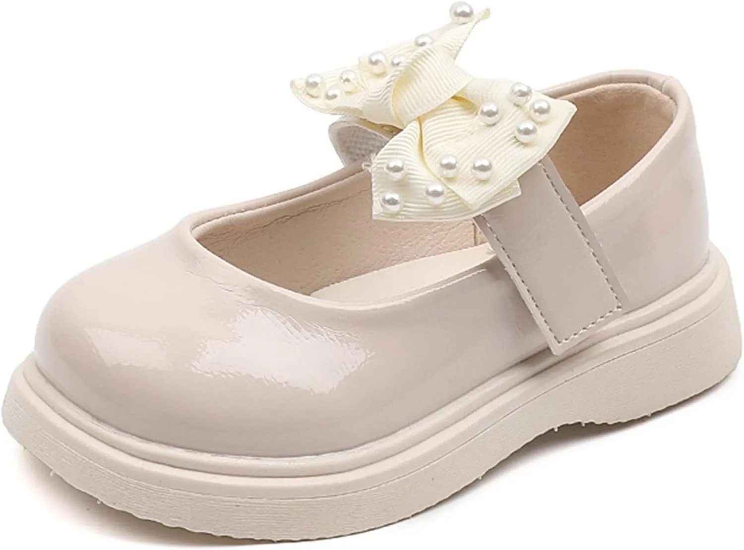 10c House Shoes Girls Sandals Children Shoes Pearl Bow Tie Princess Shoes Dance Shoes Toddler Sandals 5