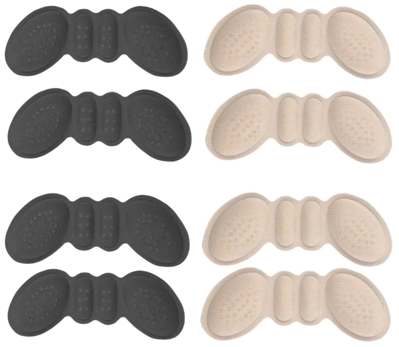 4 Pairs of Insoles, Heel Cushion Pads, Heel Grips, high Heel Cushion Pads ，for Shoes Too Big Anti-Bubbling Heel Pain Heel Pad Heel Protector (Thin) Thin