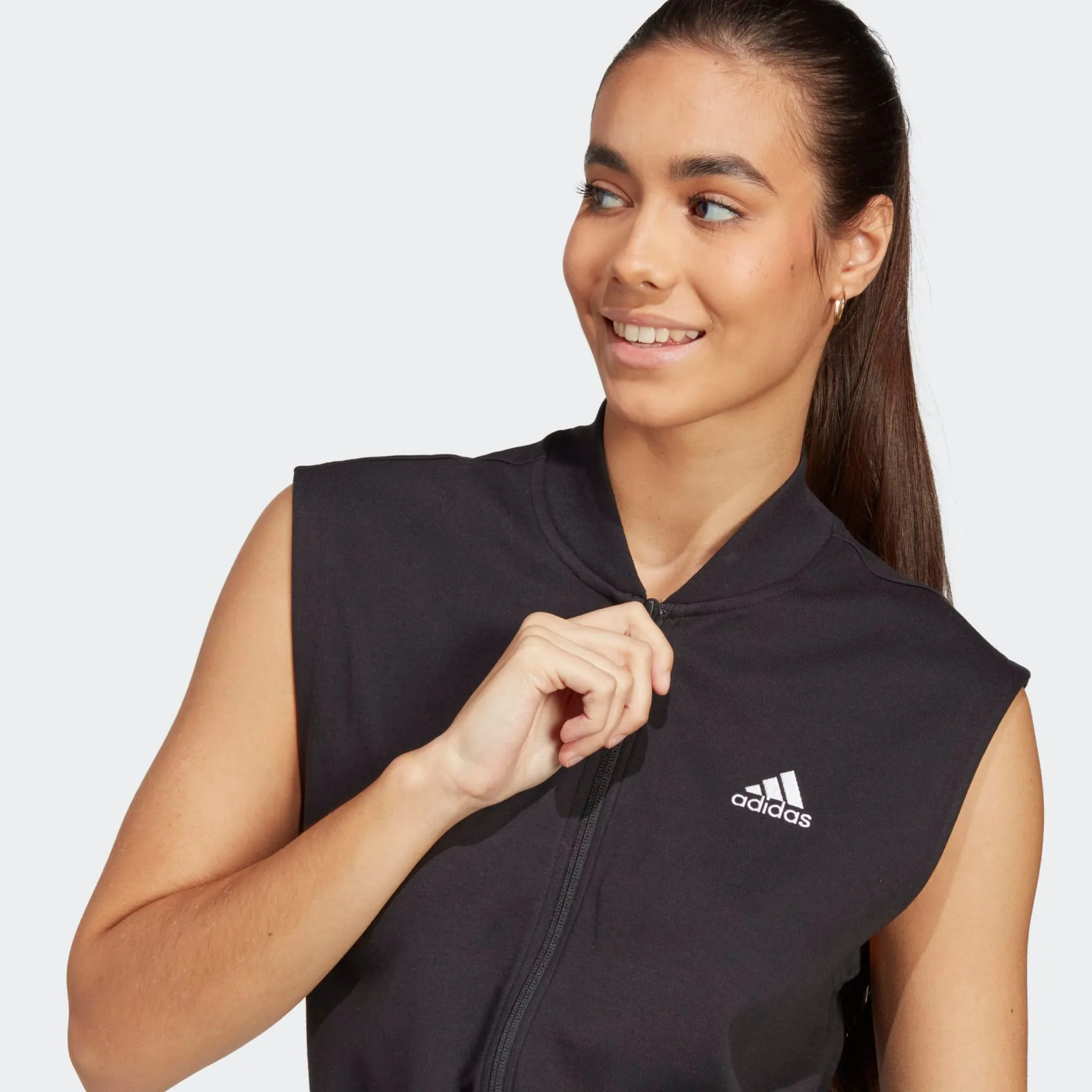 ADIDAS RIBBED COLLAR ROMPER - IC1535
