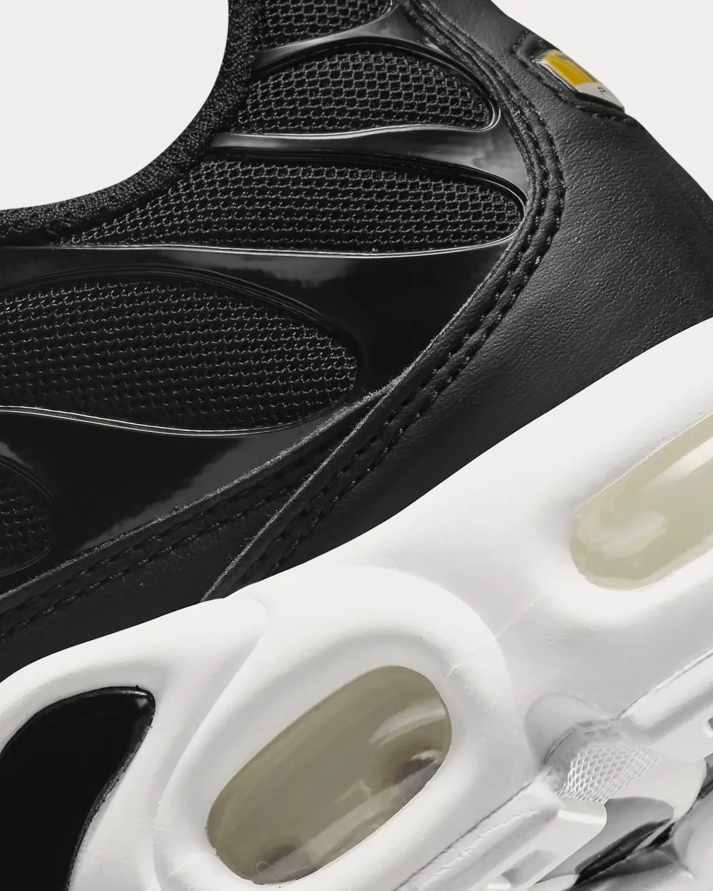 Air Max Plus Black / White Low Top Sneakers