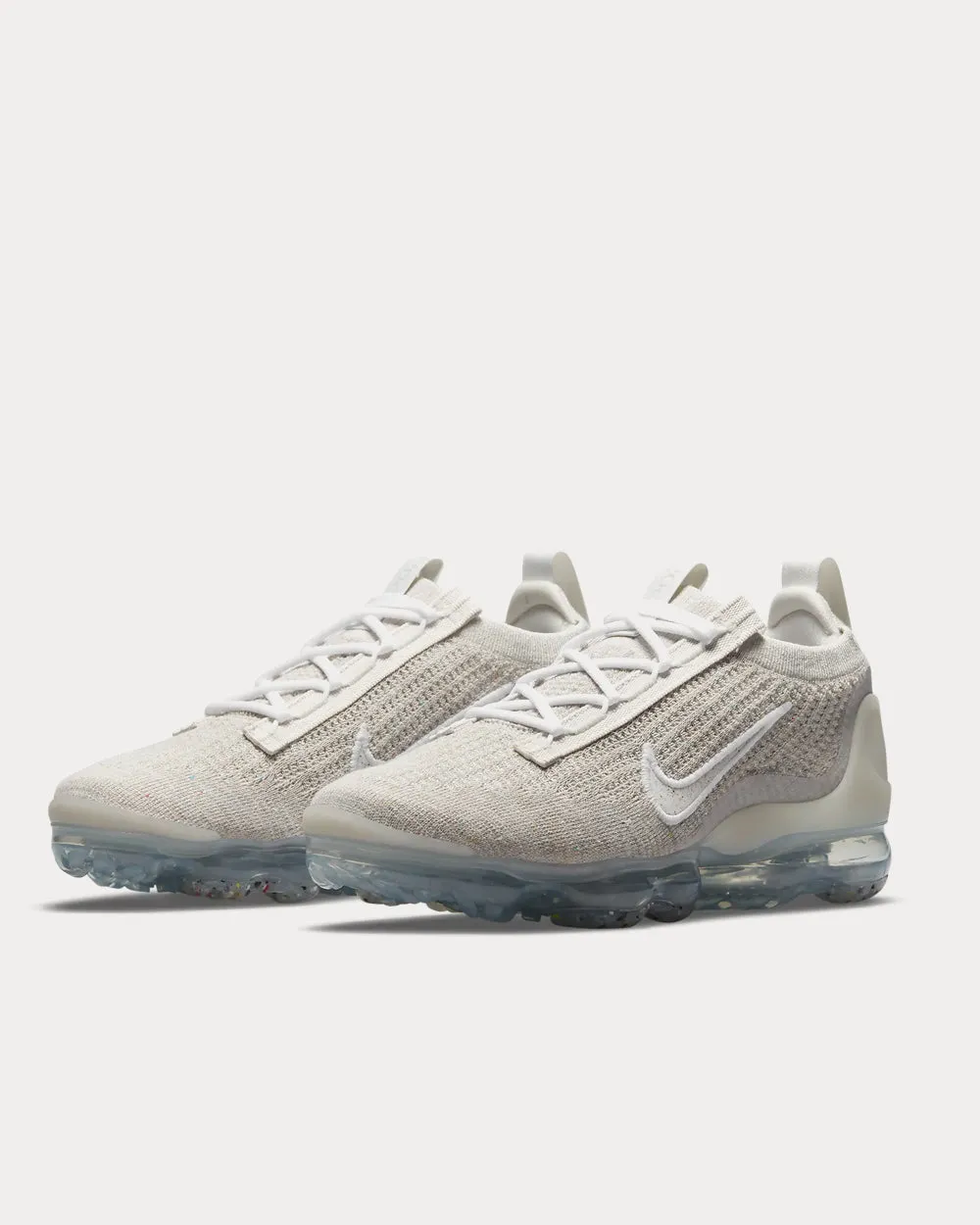Air VaporMax 2021 FK Light Bone / Phantom / Metallic Silver / White Low Top Sneakers