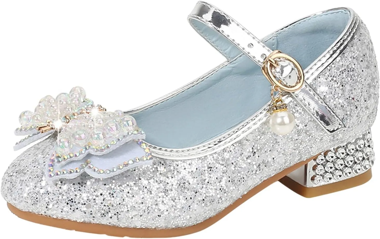 Baby Girl Sandals 12-18 Months Toddler Little Kid Girls Dress Pumps Glitter Sequins Kids Flip Flops Size 2