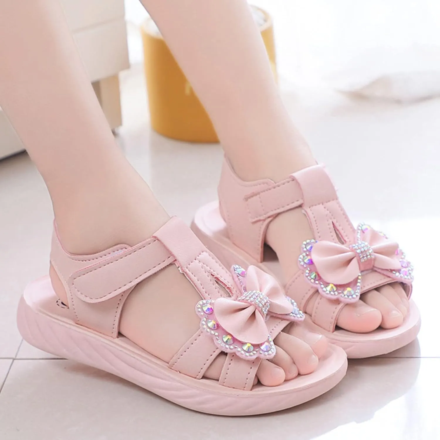 Backyard Dance Children Shoes Summer Sandals Fashion Little Girls Soft Soles Children Shoes Middle Girls Beach Sandals