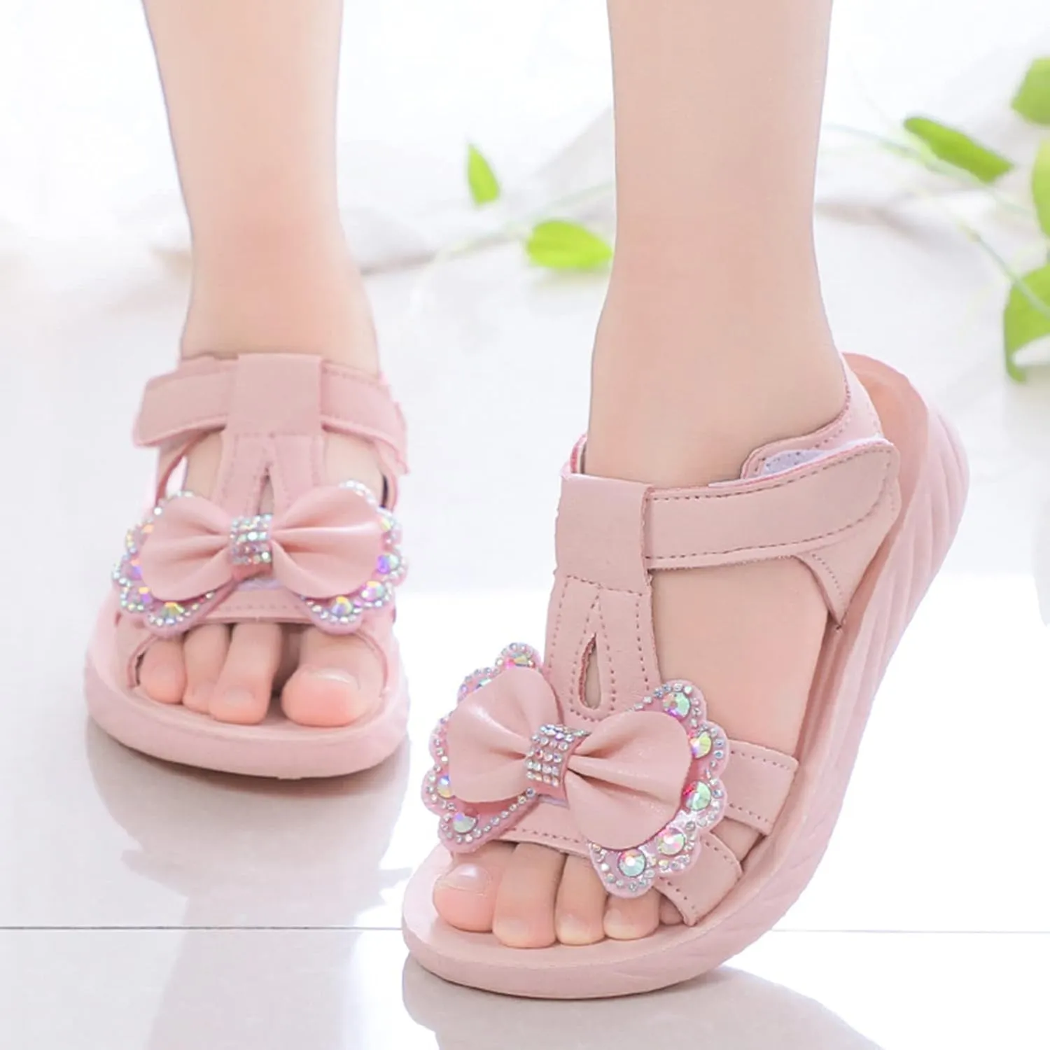 Backyard Dance Children Shoes Summer Sandals Fashion Little Girls Soft Soles Children Shoes Middle Girls Beach Sandals