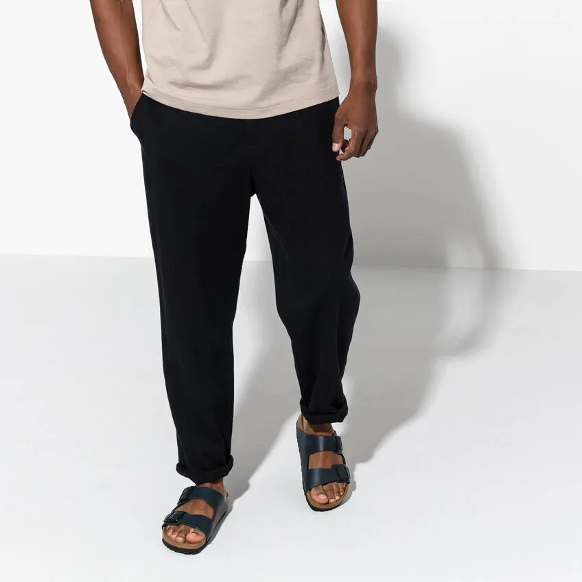 BIRKENSTOCK Arizona Blue Smooth Leather Slides