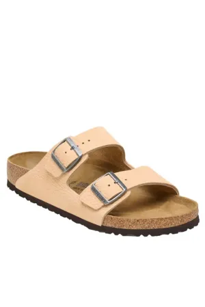 Birkenstock Arizona Regular Desert Buck Nubuck Leather Sandal- New Beige