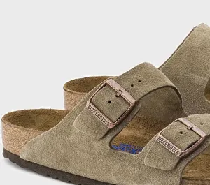 Birkenstock Arizona SFB - Taupe Suede Leather Narrow