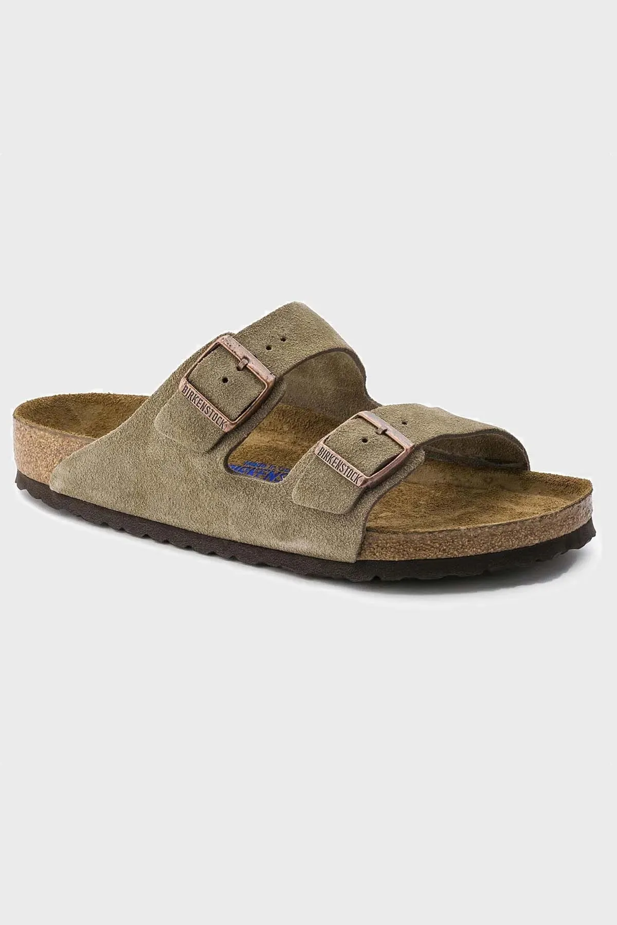 Birkenstock Arizona SFB - Taupe Suede Leather Narrow