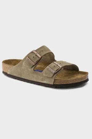 Birkenstock Arizona SFB - Taupe Suede Leather Narrow