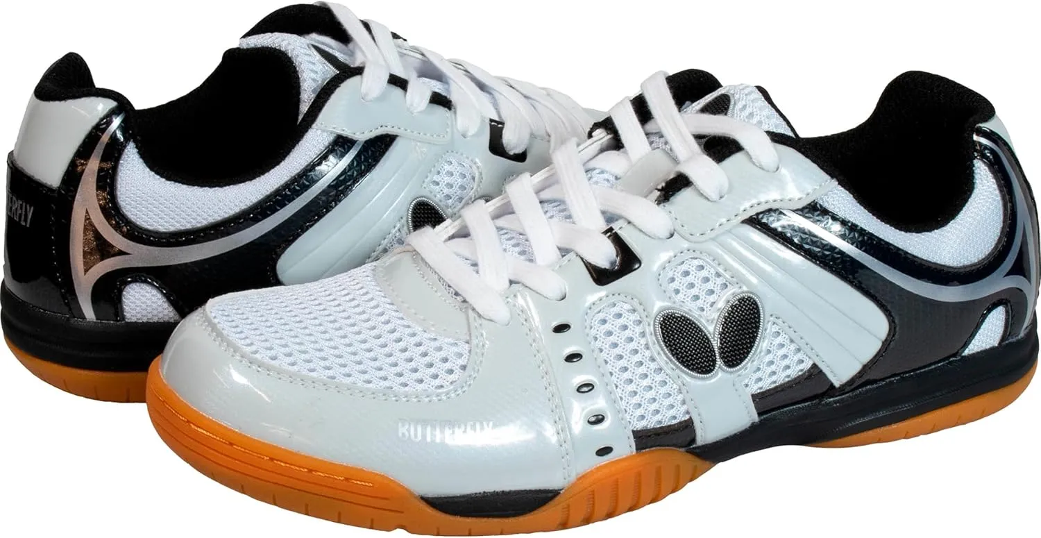 Butterfly Men's Lezoline Unizes Table Tennis Shoes - Durable, Gripping Outer Sole, Shock Absorption EVA, Ping Pong Shoe