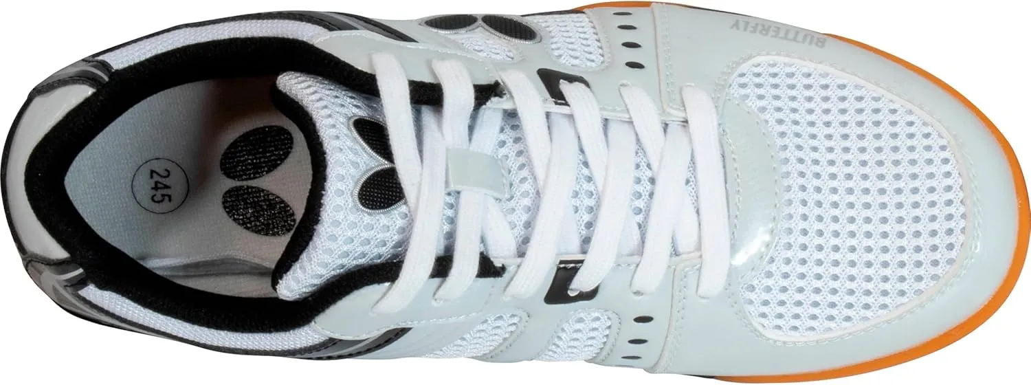 Butterfly Men's Lezoline Unizes Table Tennis Shoes - Durable, Gripping Outer Sole, Shock Absorption EVA, Ping Pong Shoe