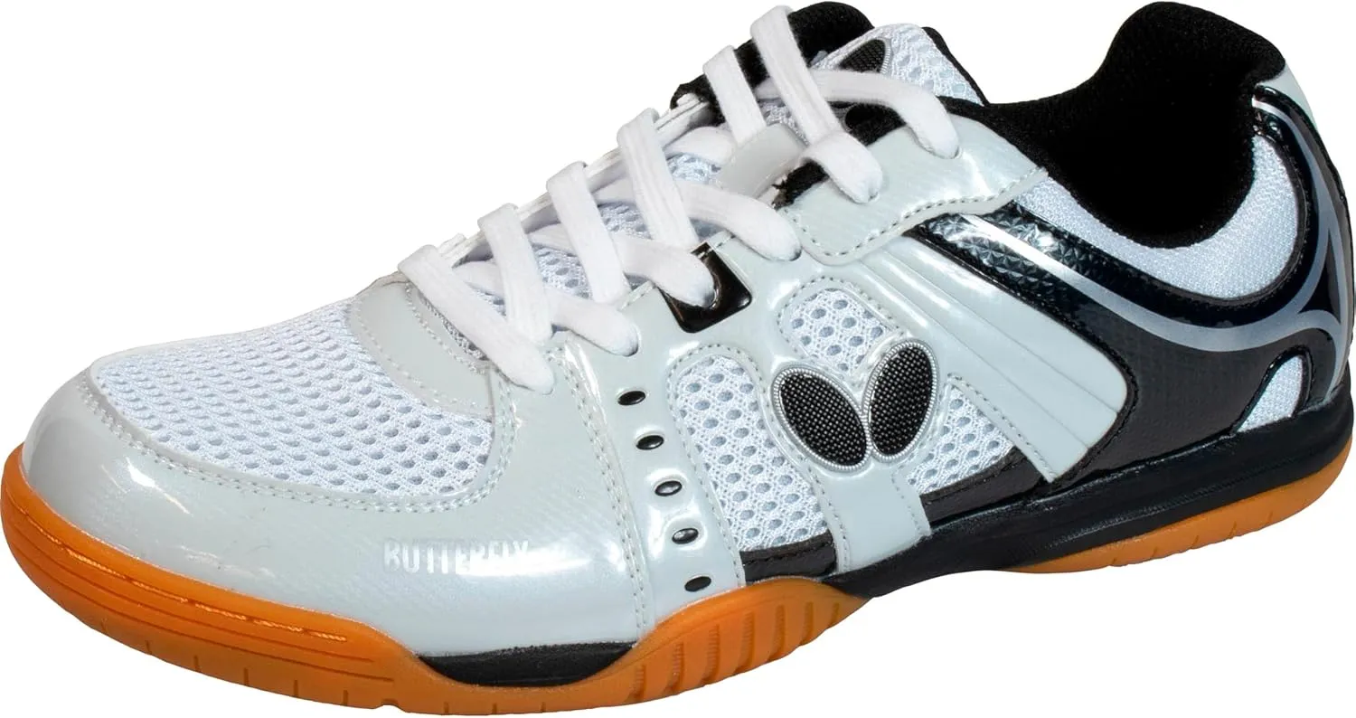 Butterfly Men's Lezoline Unizes Table Tennis Shoes - Durable, Gripping Outer Sole, Shock Absorption EVA, Ping Pong Shoe