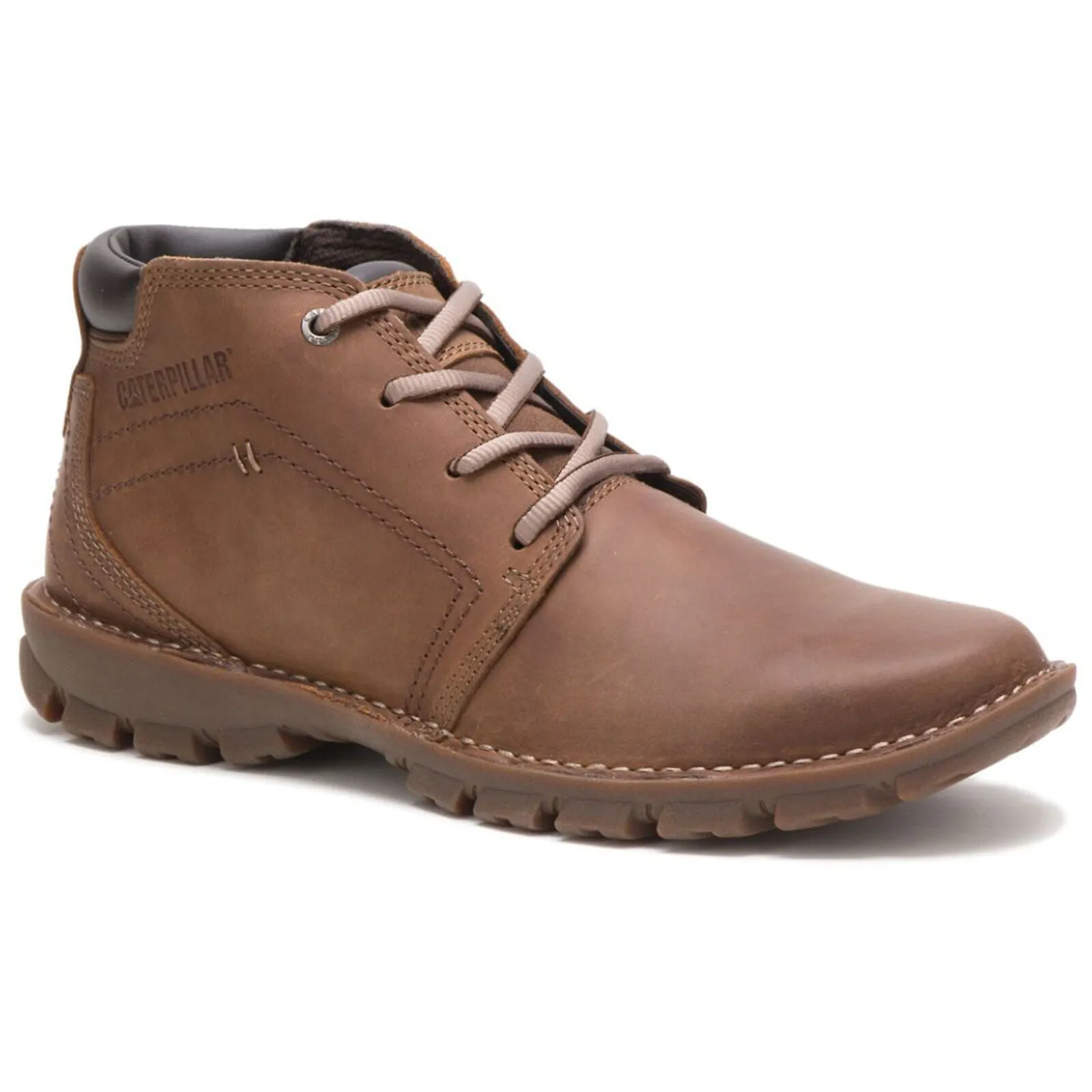 CAT Caterpillar Men's P722226 Transform 2.0 Leather Boot Dark Beige