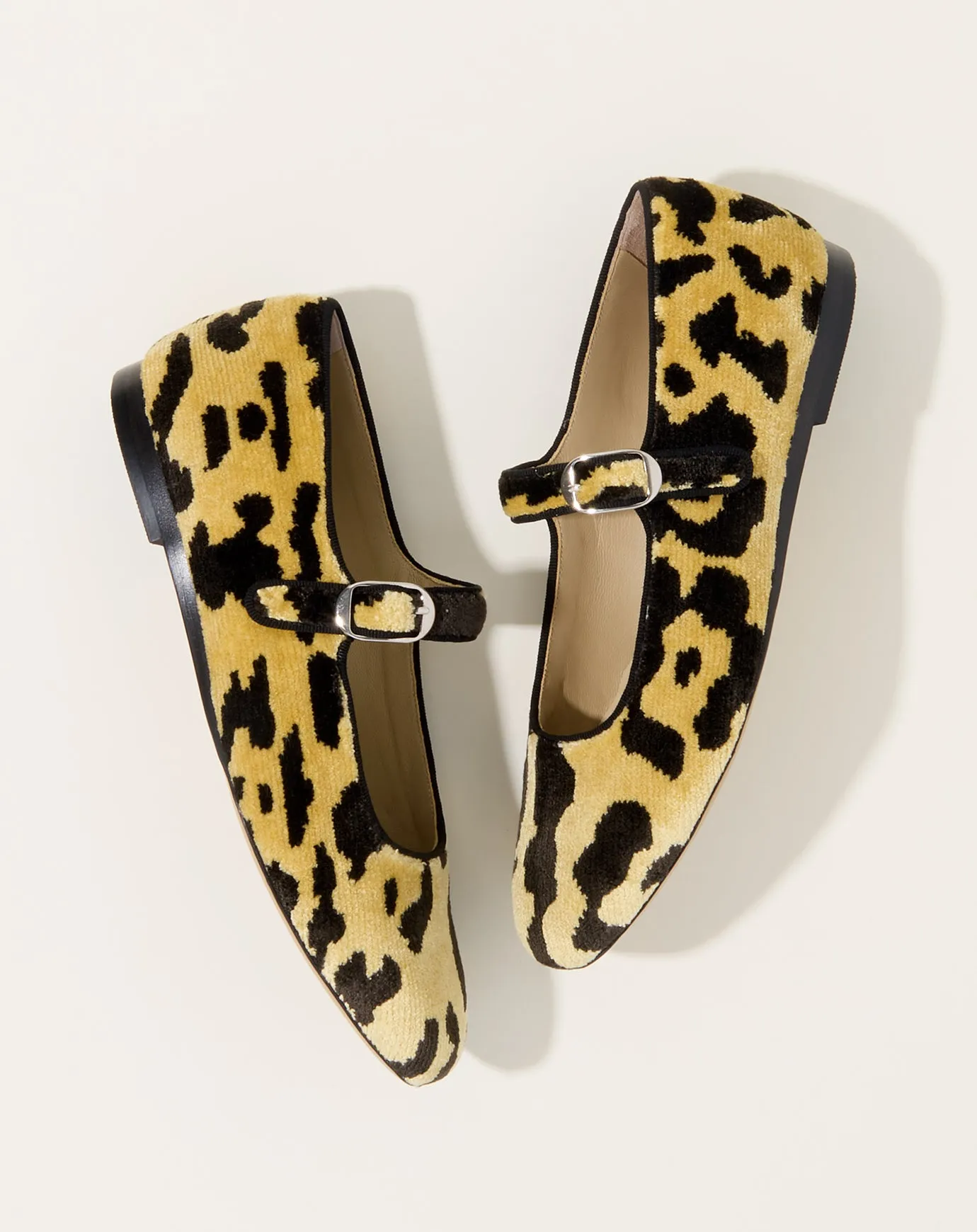 Classic Mary Jane in Tiger Print Bevilacqua Velvet