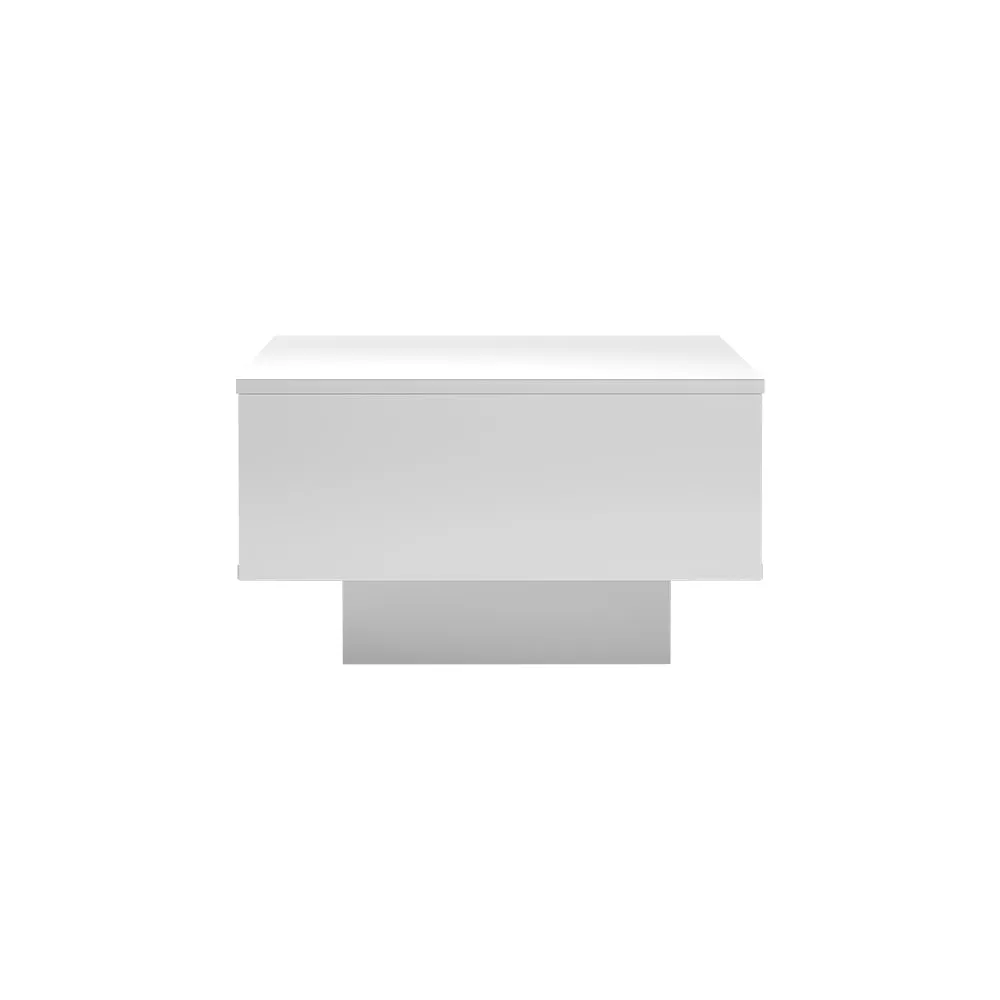 Customisable LED Coffee Table, High-Gloss, White - Artiss