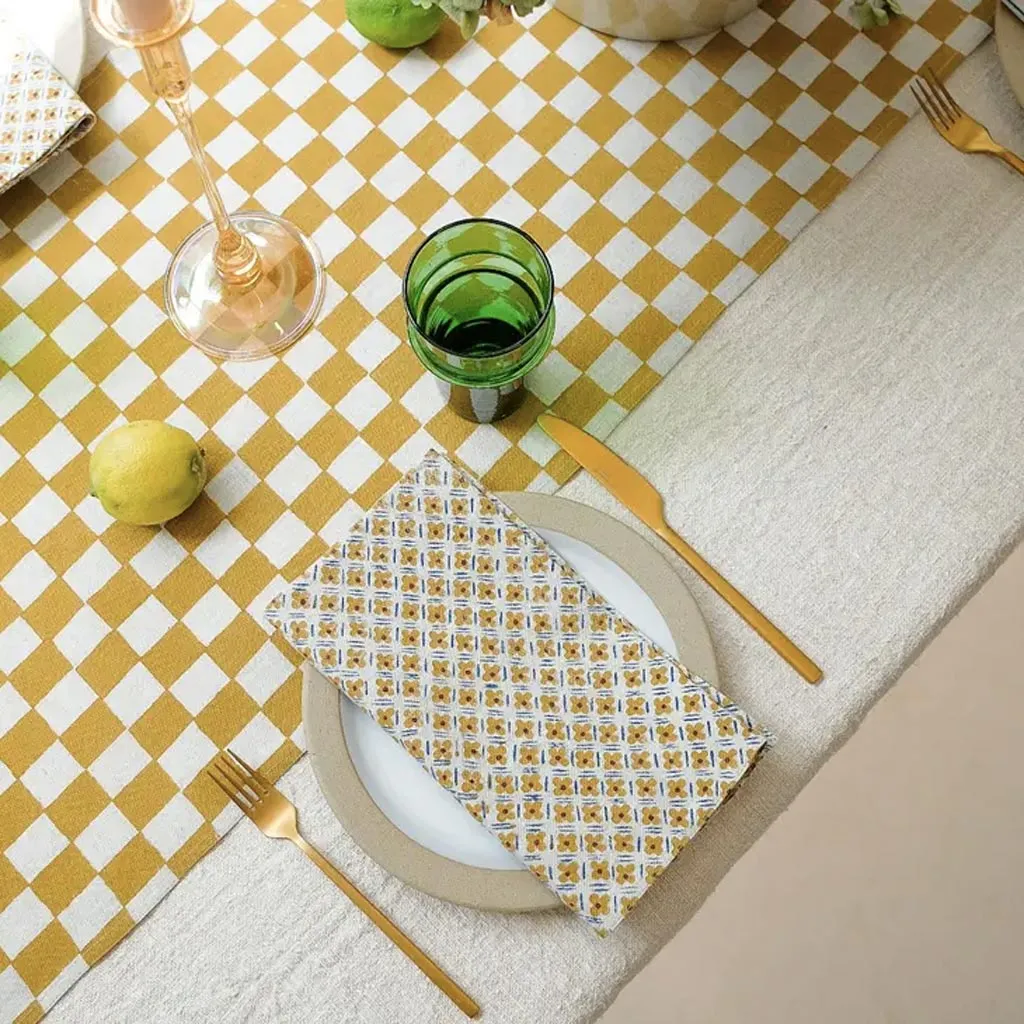 Divya - Block-Printed Table Runner