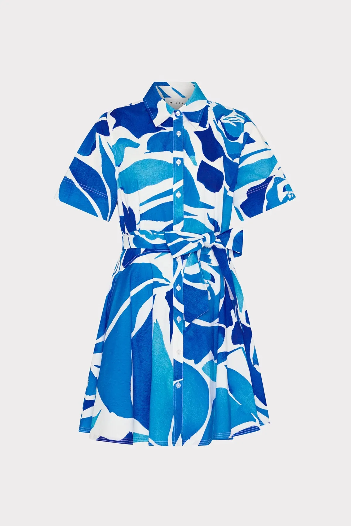 Dream Rose Poplin Button Down Dress