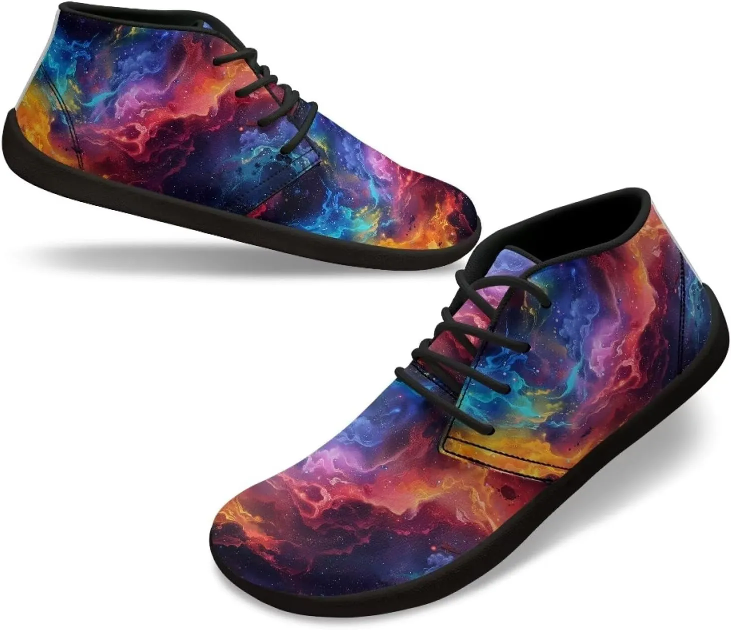 Fashion Men's Barefoot Shoes Wide Toe Box Shoes Memory Foam Comfortable Walking Shoes Unisex Adults