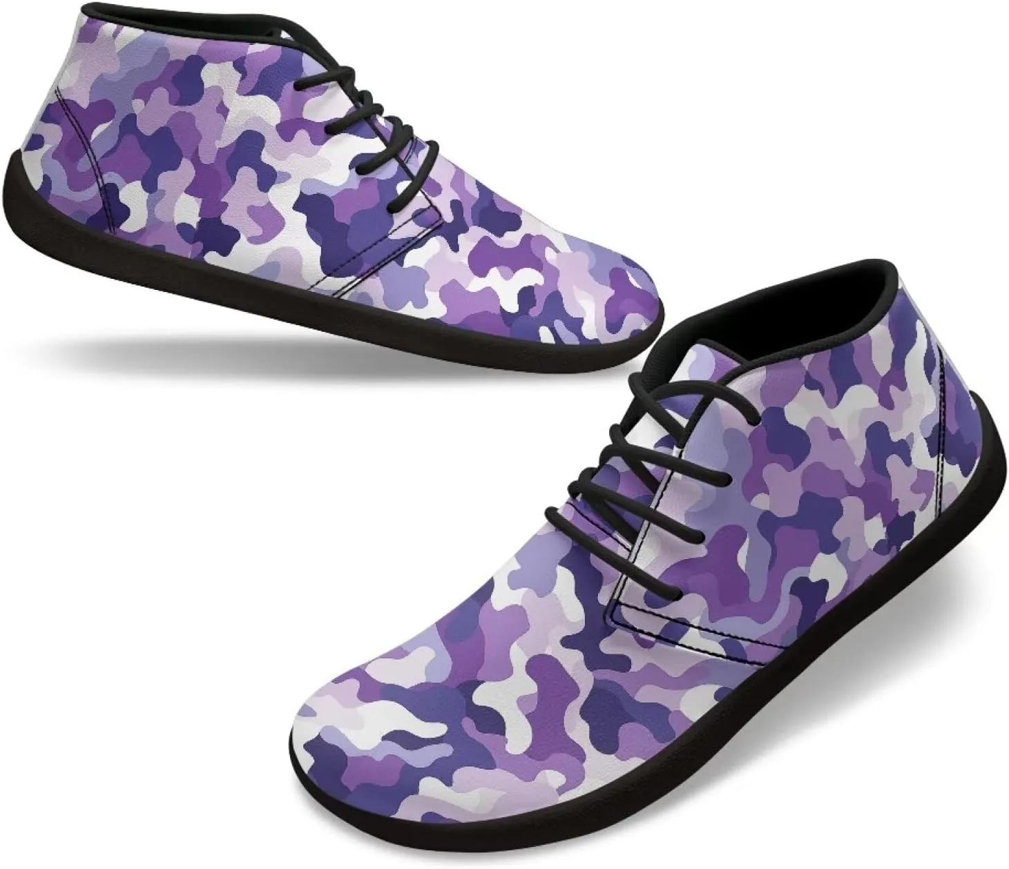 Fashion Men's Barefoot Shoes Wide Toe Box Shoes Memory Foam Comfortable Walking Shoes Unisex Adults
