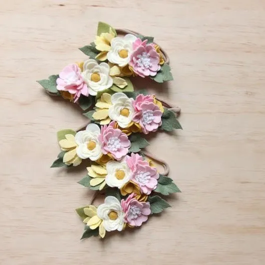 Felt Small Crown - Spring