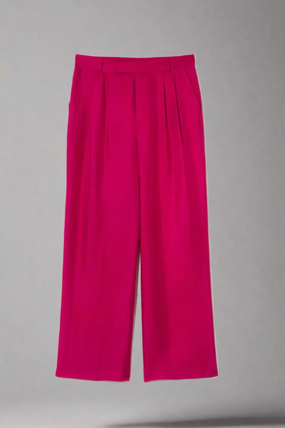 FINNEY SALINAS SILK TROUSER FUSCIA