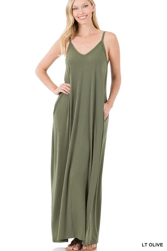 Flow Me- Strapless Maxi Dress
