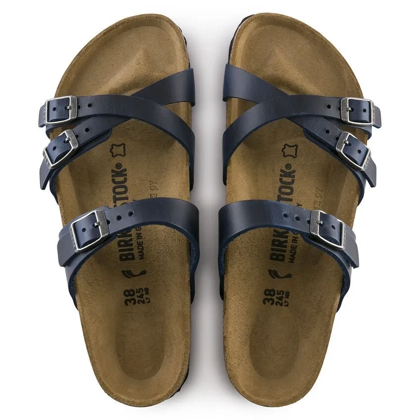 Franca | Oiled Leather | Blue