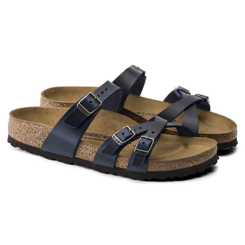 Franca | Oiled Leather | Blue