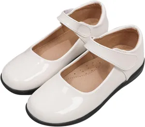 Girls Dress Shoes Kids Toddler Girls Mary Jane Flat Glitter Shoes Wedding Party School Communion Shoes