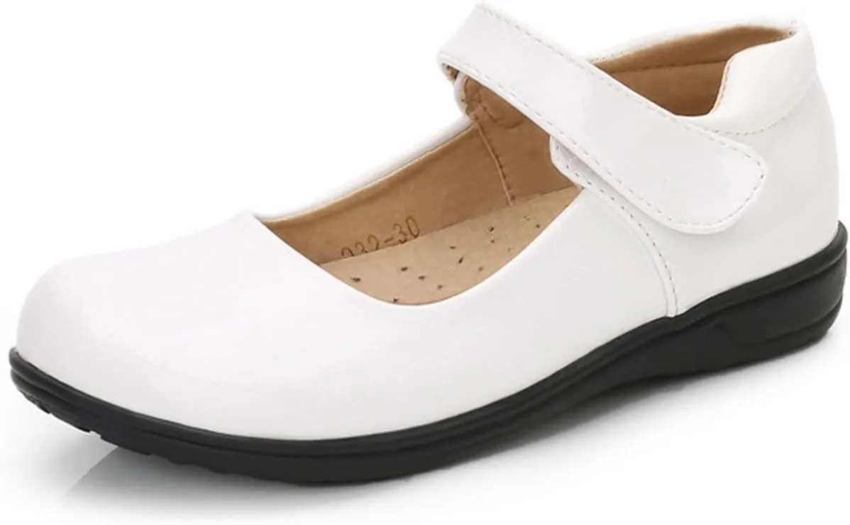 Girls Dress Shoes Kids Toddler Girls Mary Jane Flat Glitter Shoes Wedding Party School Communion Shoes