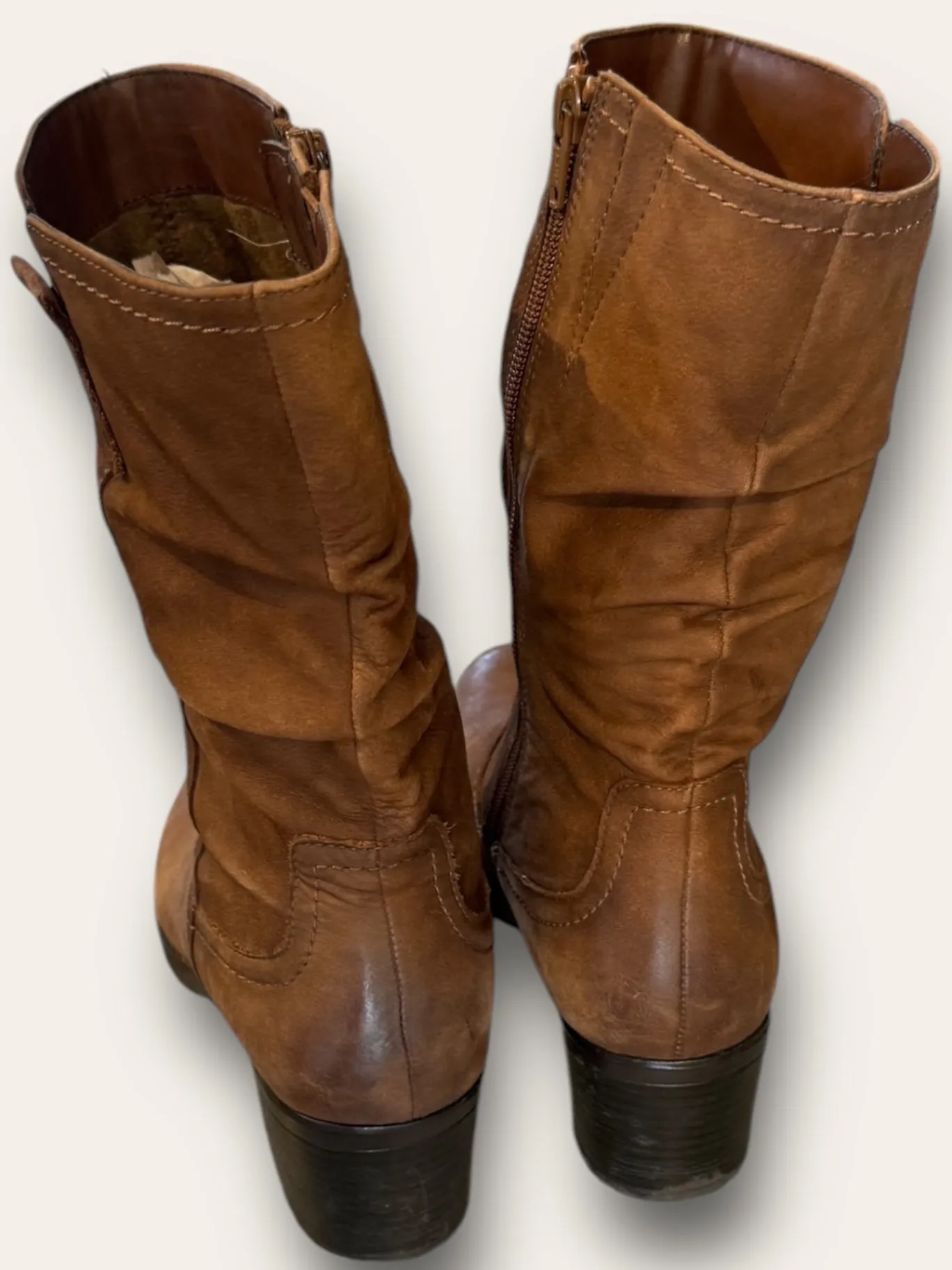 Green Cross Brown leather 3/4 boots 6 RRP 2,000
