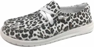 Gypsy Jazz Cheetah Leopard Print Womens Sneakers Loafers Slip On Fashion