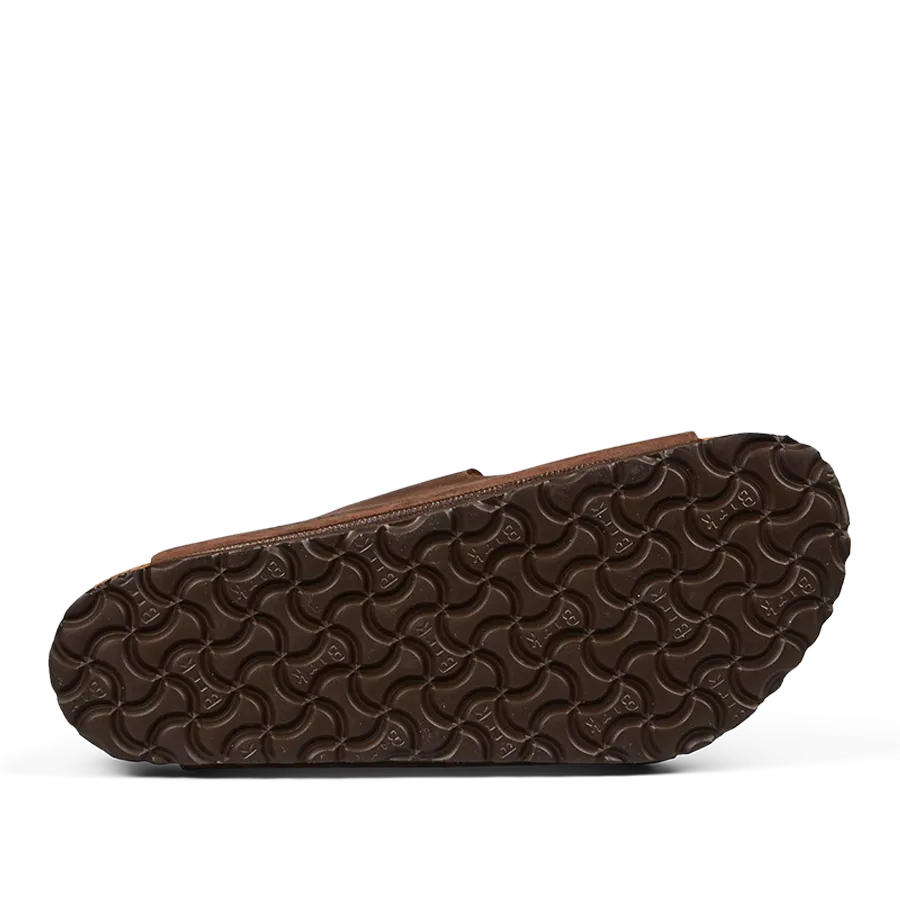 Habana Brown Natural Leather Arizona Sandals