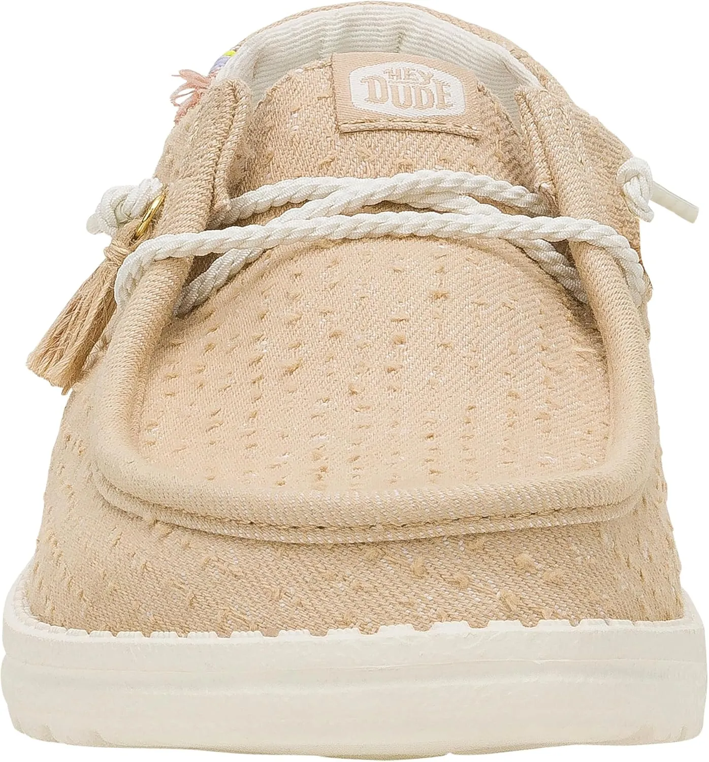 HEYDUDE Wendy Perf Canvas, Womens Shoes, Womens Slip-on Loafers, Comfortable & Light-Weight