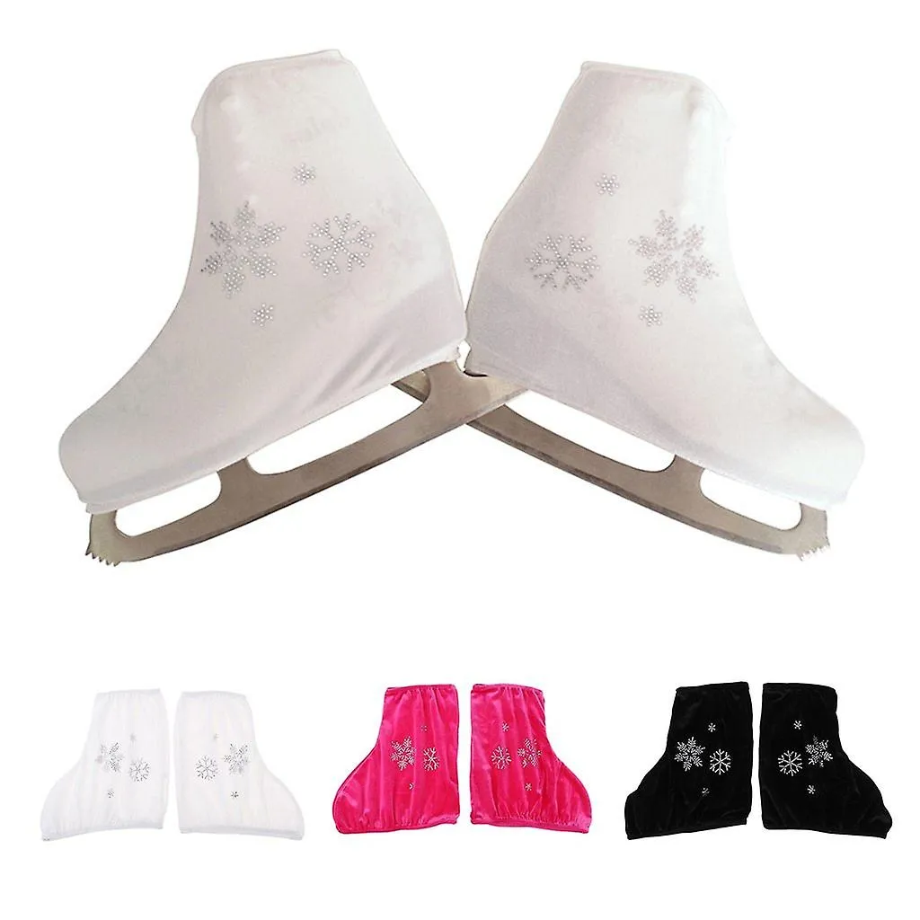Ice Skates Ice Skate Boot Covers Protector For Figure Skating Velvet