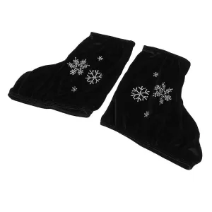 Ice Skates Ice Skate Boot Covers Protector For Figure Skating Velvet