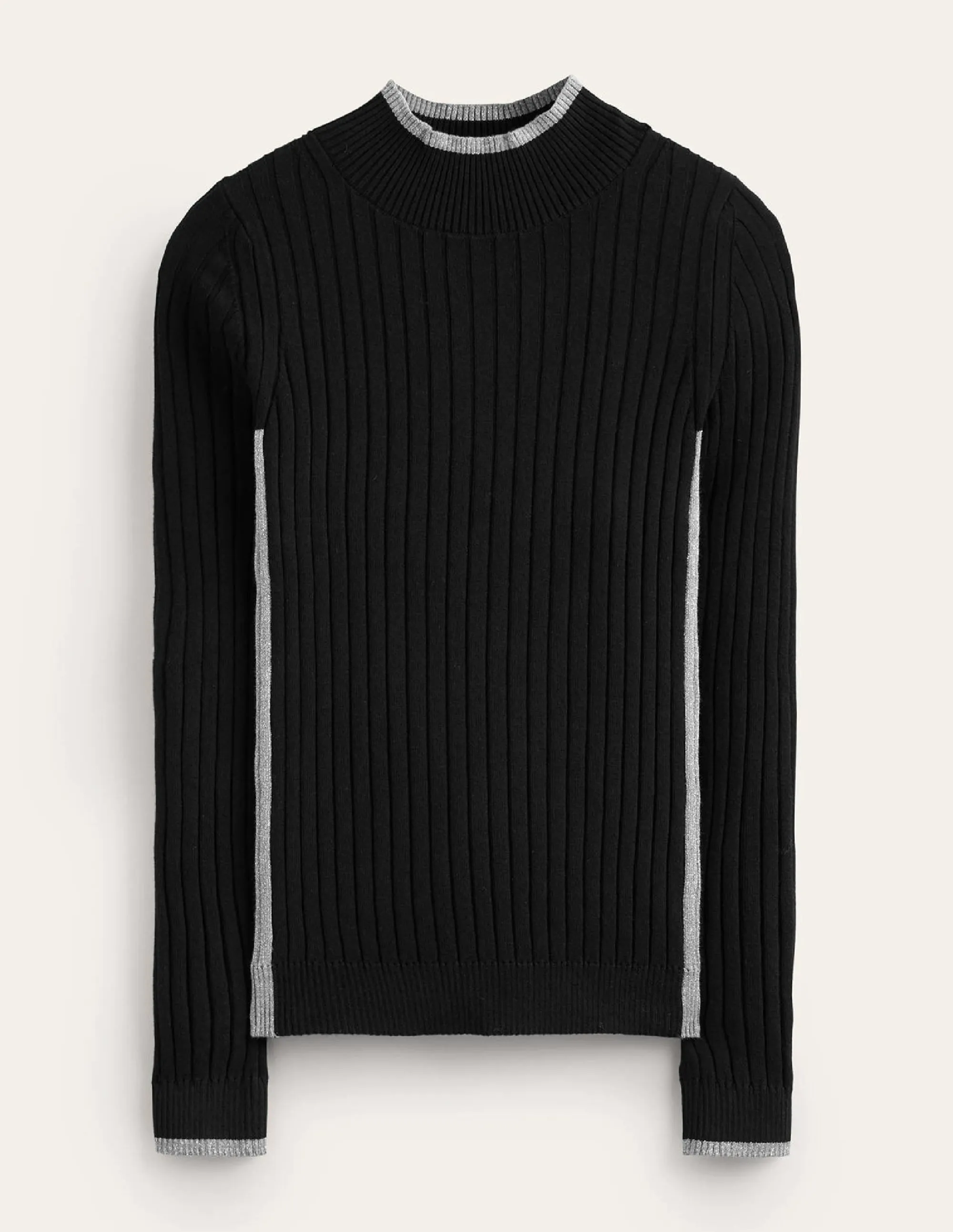 Isodora Ribbed Jumper-Black