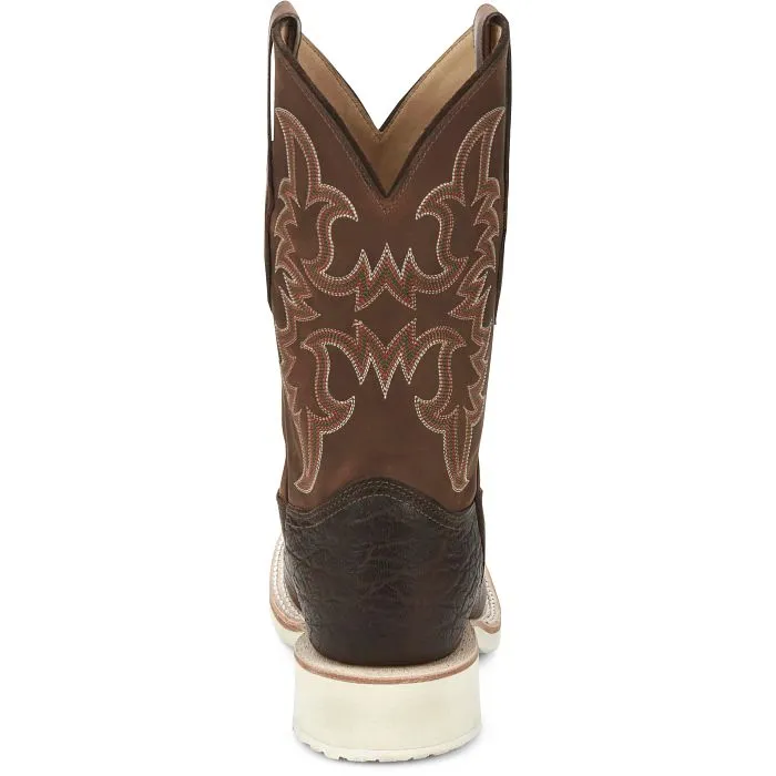Justin Mens Wayne Square Toe Western Boots Style AQ7071