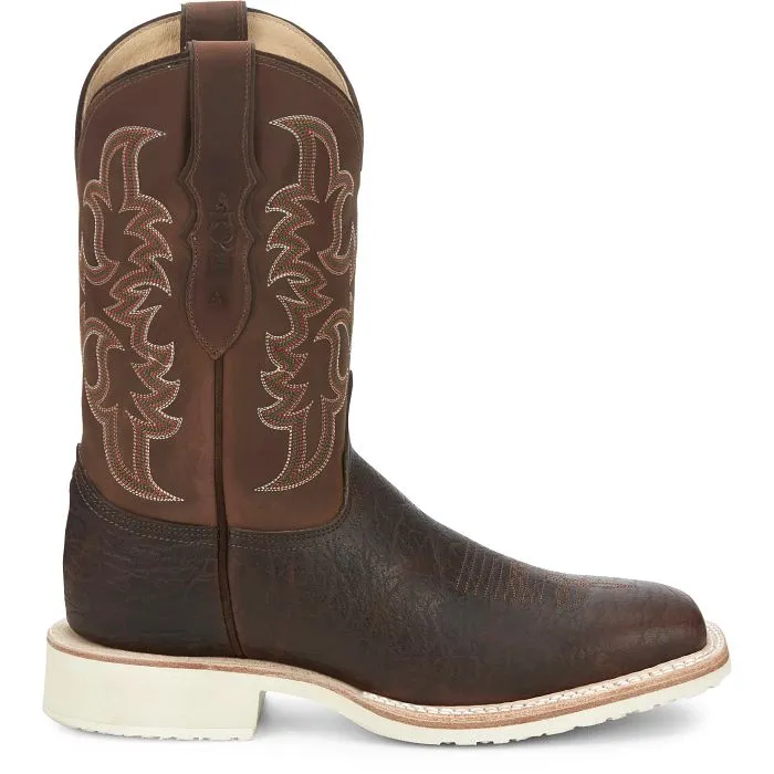 Justin Mens Wayne Square Toe Western Boots Style AQ7071