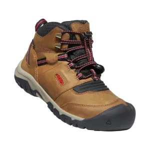 Keen Kids Ridge Flex Waterproof Boots (Bison)