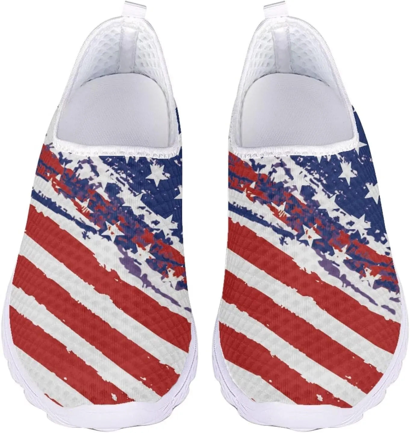 Kuiaobaty Fashion Sneakers Lightweight Breathable Slip-Ons Walking Shoes Athletic Casual Footwear Women's Men's Loafers