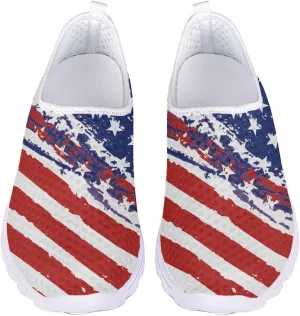Kuiaobaty Fashion Sneakers Lightweight Breathable Slip-Ons Walking Shoes Athletic Casual Footwear Women's Men's Loafers