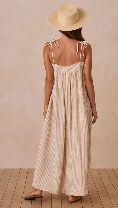 Malea Dress | MARIGOLD STRIPE | Rylee and Cru