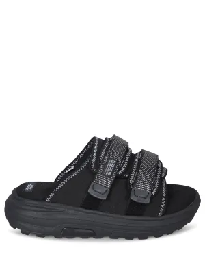 Moto Run 2 Black Sandals