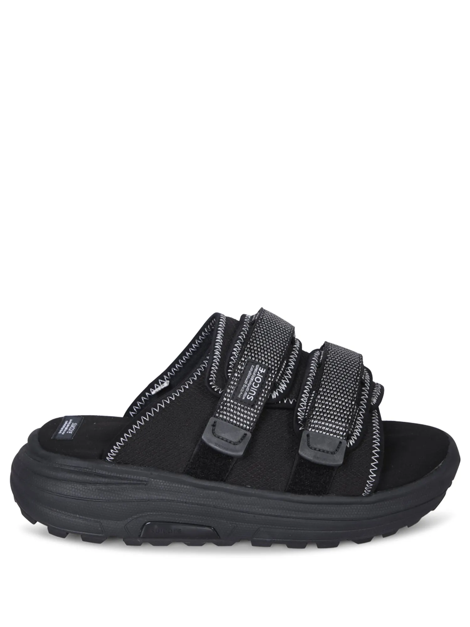 Moto Run 2 Black Sandals
