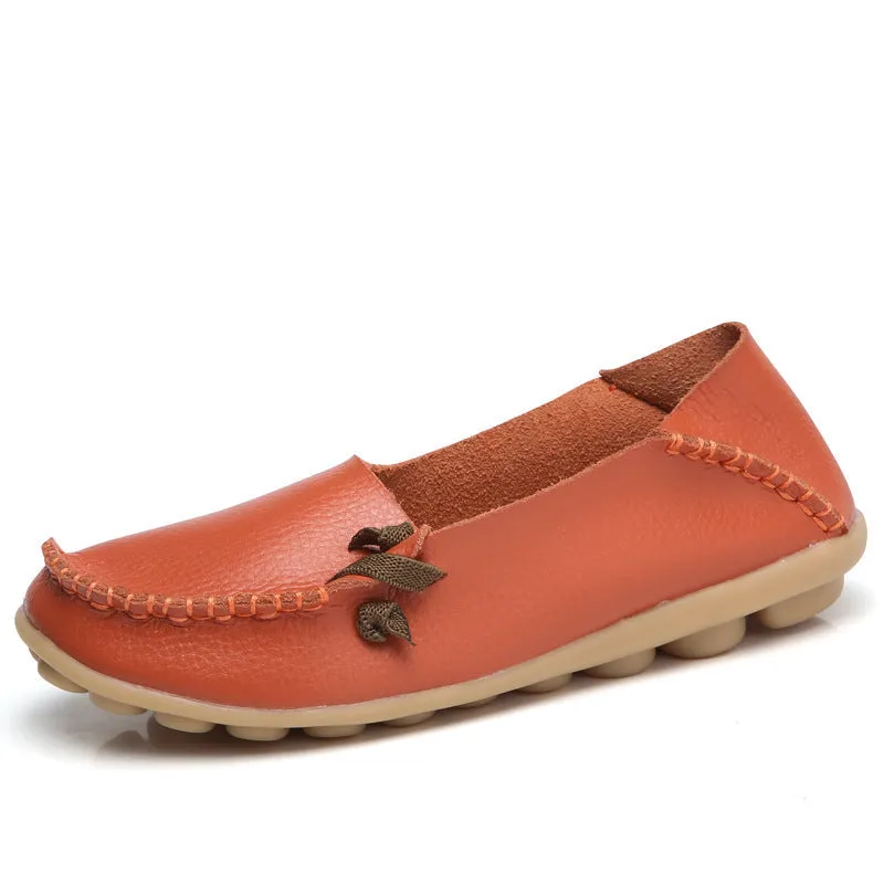 Nanccy Women's Low Top Lace-up Flat Shoes