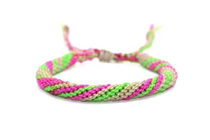 Neon Bracelet - Friendship Bracelet - Adjustable Fit for Men and Women - Summer Bracelet - Concert Bracelet - Music Festival Bracelet - Neon Party Bracelet