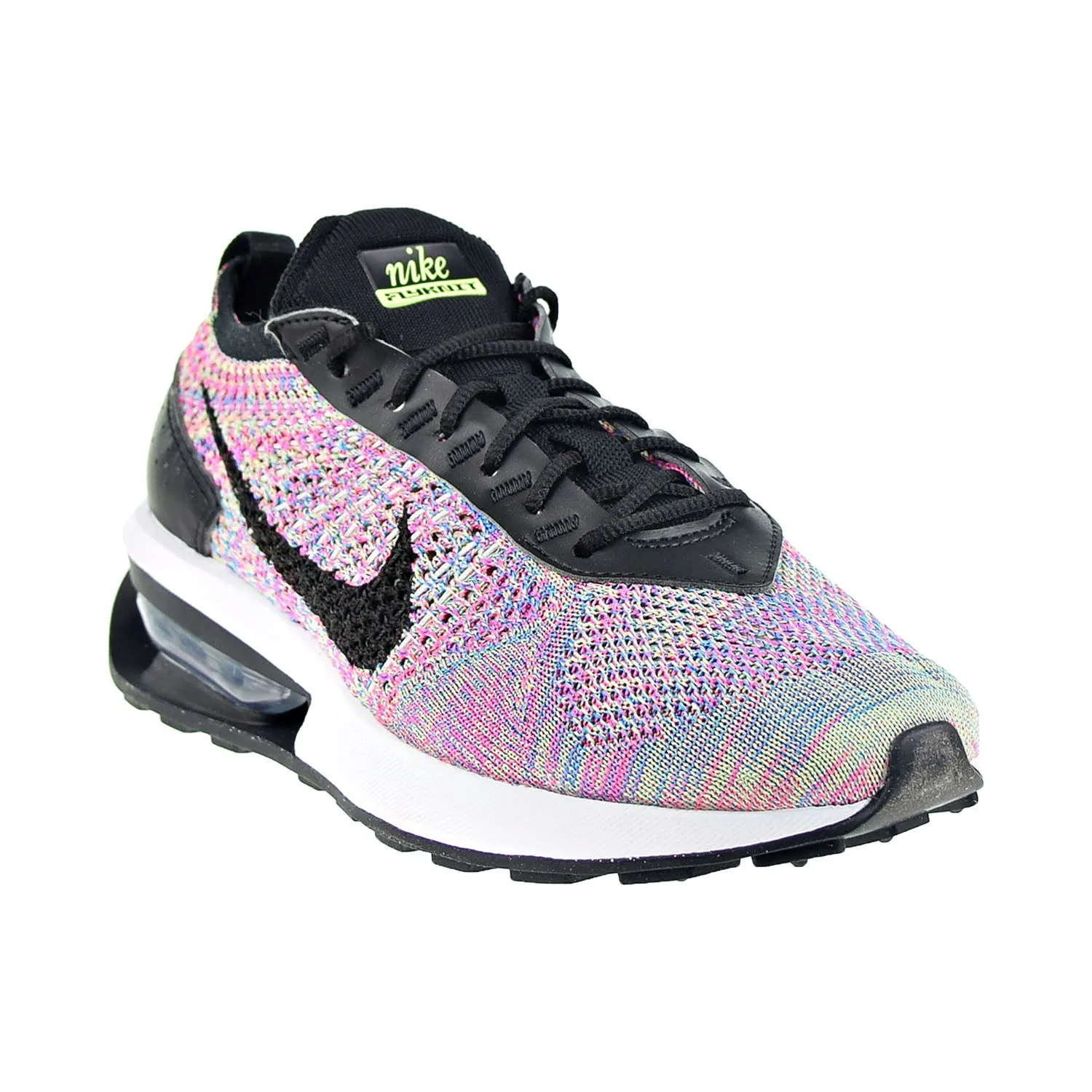 Nike Air Max Flyknit Racer Women's Shoes Ghost Green-Black-Pink Blast