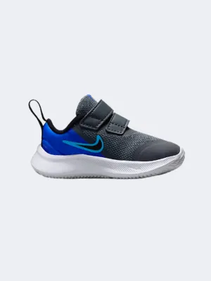 Nike Star Runner 3 Boys Running Espadrilles Grey/Blue