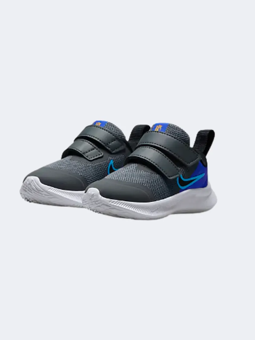 Nike Star Runner 3 Boys Running Espadrilles Grey/Blue